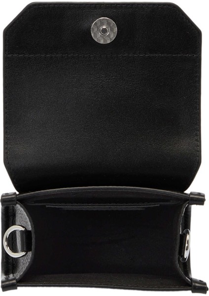 Siyah Hakiki Deri Kadın El Çantası - S25Y1BC80432-D3H