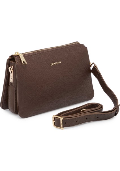 Kahve Hakiki Deri Kadın El Çantası - S25K1BC80359-S8G