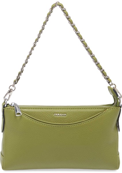 Yeşil Hakiki Deri Kadın Omuz Çantası - S25K1BC79149-G8Z fırsatları