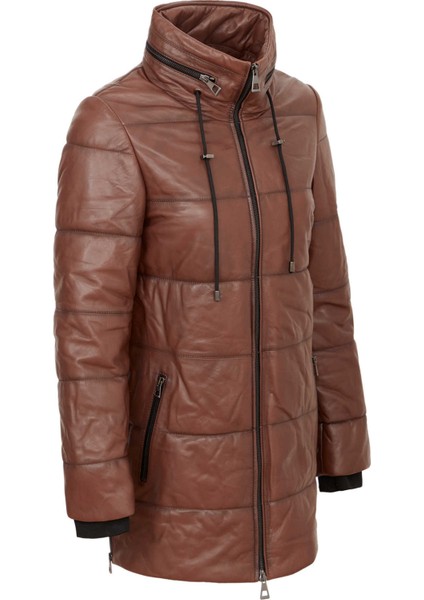 Kahve Hakiki Deri Kadın Hakiki Deri Mont - K24KDM320454-Q4Q indirimleri