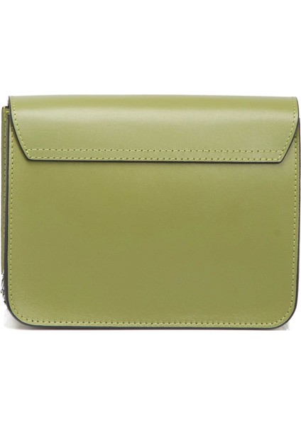 Yeşil Hakiki Deri Kadın Çapraz Askılı Çanta - S25K1BC78972-J2G