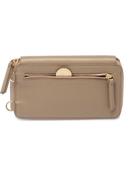 Bej Deri Kadın Omuz Çantası - S25Y1BC80438-S95