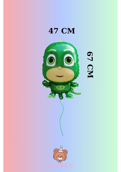 Pijamaskeliler Temalı Kertenkele Çocuk Karakter Folyo Balon 67 cm fiyatları