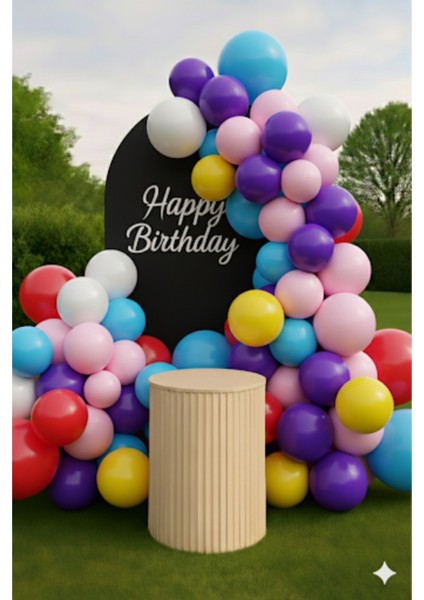 100 Adet Pastel Tonu Karışık Renkler 12INÇ Renkli Balon-Doğum Günü Parti Süsleri Balon