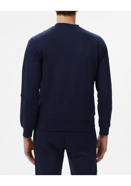 Erkek Classic Fit Bisiklet Yaka Lacivert Sweatshirt fiyatları