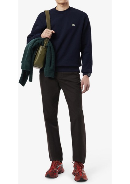 Erkek Classic Fit Bisiklet Yaka Lacivert Sweatshirt fırsatları