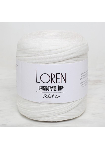 loren penye kumaş el örgü ıpi açık krem - 43 - 33472