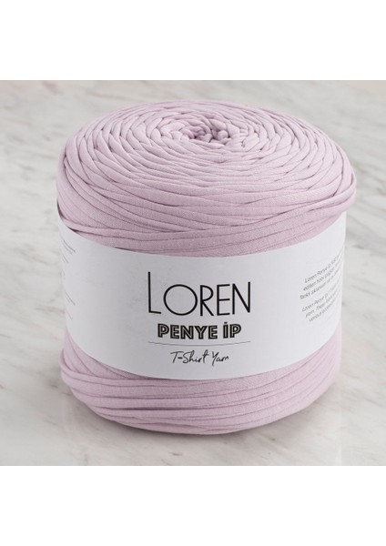 loren penye kumaş el örgü ıpi lila - 78 - 33502
