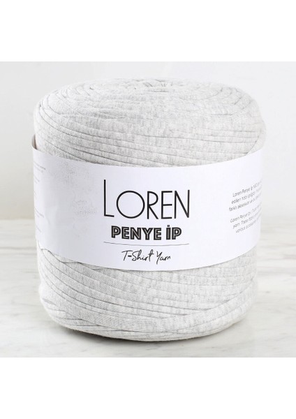 loren penye kumaş el örgü ıpi kırçıllı gri - 24 - 33523