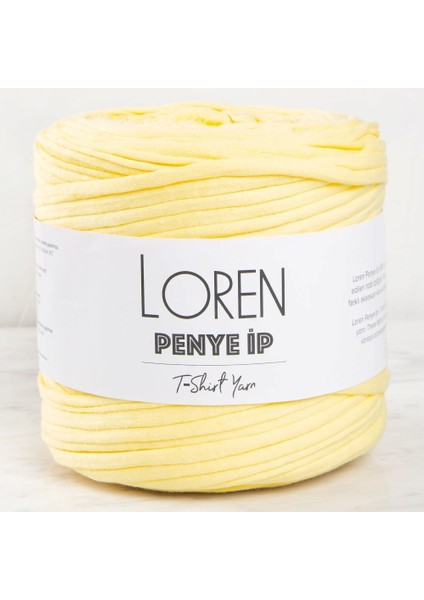 loren penye kumaş el örgü ıpi bebe sarı - 44 - 33473