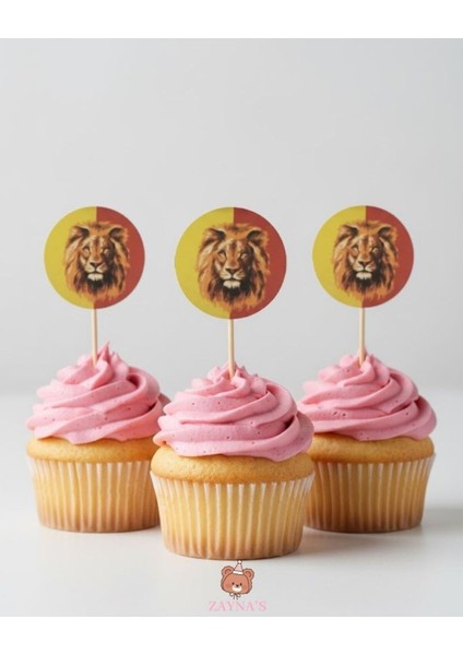 Sarı Kırmızı Taraftar Baskılı 16 Adet Parti Sunum Kürdanı