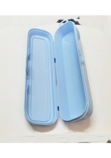 Silikon Çocuk Diş Fırçası 2-12 Yaş + Turkuaz Multi Kalemlik Saklama Makyaj Kutusu - 2li Set B4M6H2 fırsatları