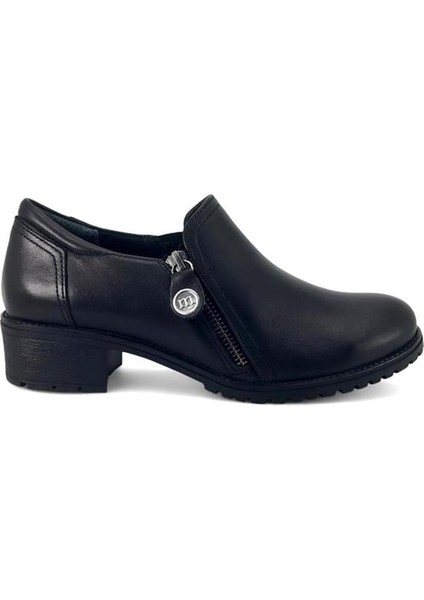 775 Hakiki Deri Günlük Kadın Ayakkabı-Siyah fiyatları