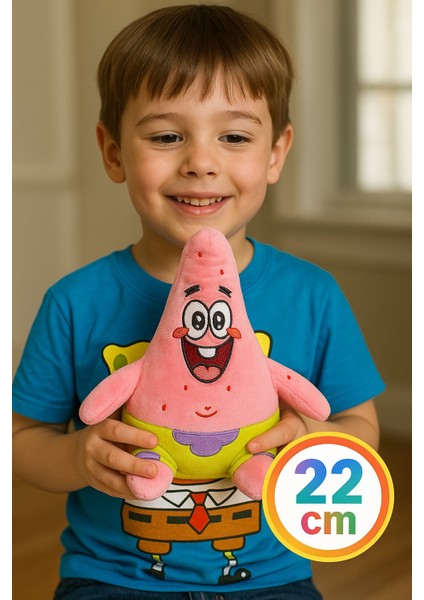 Sünger Bob Patrick Gary Peluş Üçlü Paket 22 cm Yumuşak Oyuncak Seti Çocuk Hediyelik - 3 Lü Set modelleri