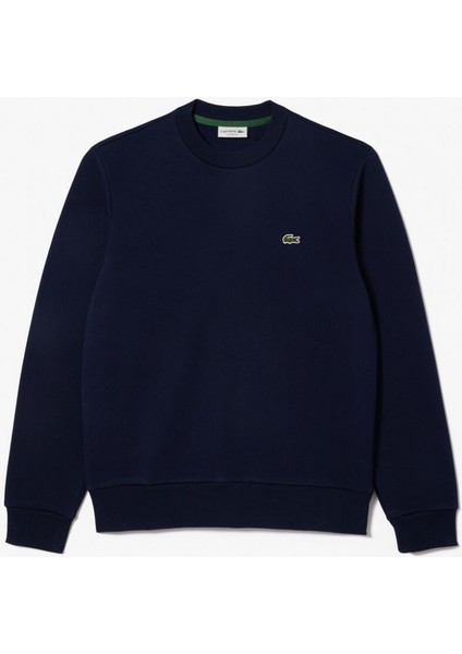 Erkek Classic Fit Bisiklet Yaka Lacivert Sweatshirt modelleri