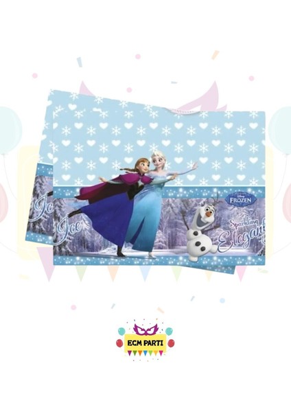 Frozen Elsa Baskılı Masa Örtüsü - Doğum Günü Parti Seti Malzemeleri fiyatları