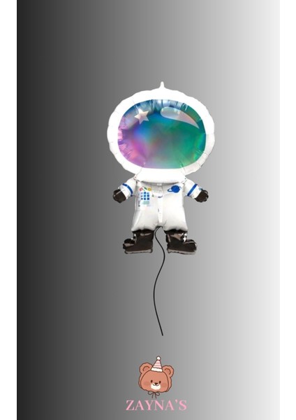 Uzay Gemisi Astronot Temalı Karakter Folyo Balon 76 cm