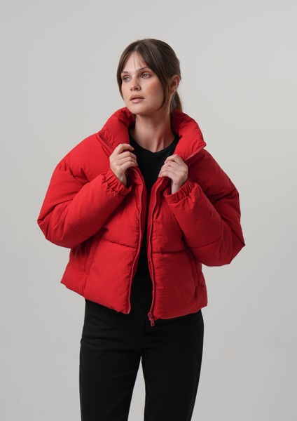 Zeta Kadın Mont Şişme Kadın Crop Mont fiyatları