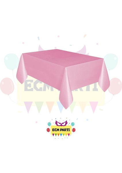 Düz Renk Pembe Kullan At Masa Örtüsü