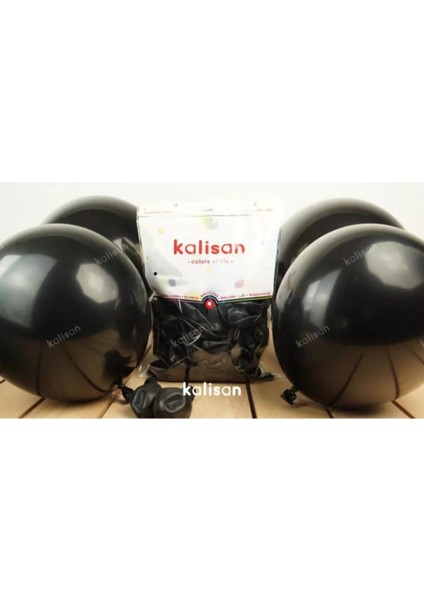 Siyah Balon 100 Adet 30 cm 12"