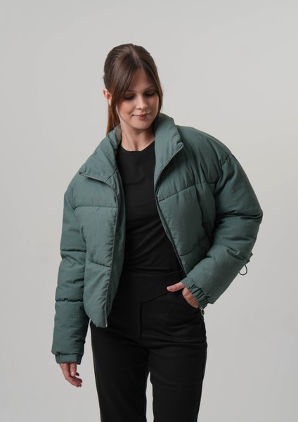 Zeta Kadın Mont Şişme Kadın Crop Mont fiyatları