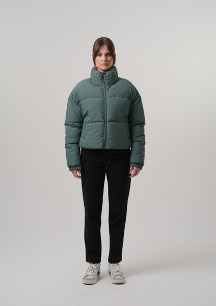 Zeta Kadın Mont Şişme Kadın Crop Mont fırsatları