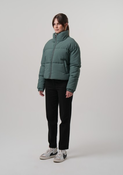 Zeta Kadın Mont Şişme Kadın Crop Mont indirimleri