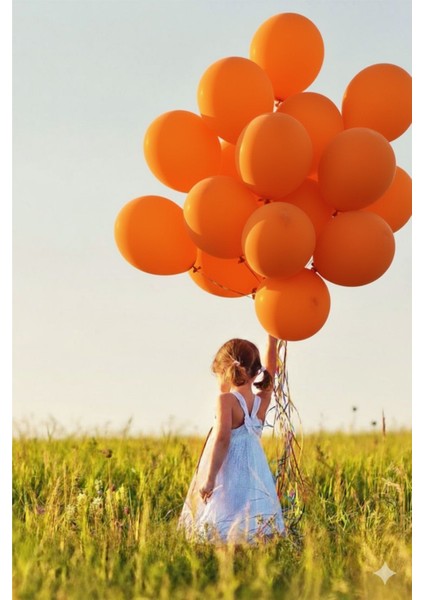 10 Adet Pastel Tonu Turuncu Renk 10 Lu 12INÇ Turuncu Balon-Doğum Günü Parti Süsleri Balon fiyatları