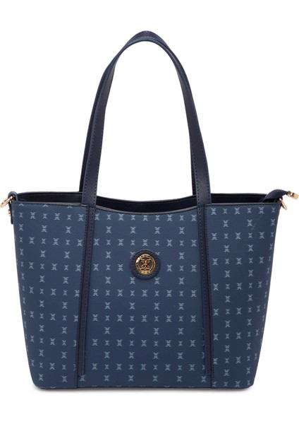Lacivert Print Kadın Omuz Çantası - S1WPR0000804-T1F indirimleri