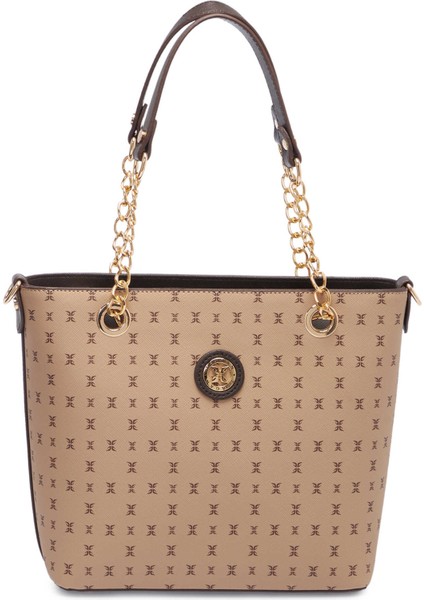 Bej Print Kadın Omuz Çantası - S1WPR0000801-T2E indirimleri