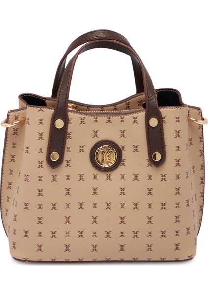 Bej Print Kadın Omuz Çantası - S1WPR0000806-T2E indirimleri