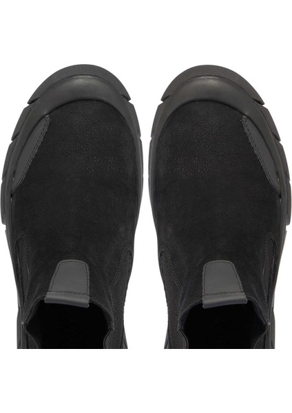 Siyah Hakiki Nubuk Deri Erkek Bot - E23K1BT56395-A64