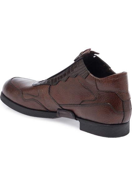 Taba Hakiki Deri Erkek Bot - E23K1BT56501-B67
