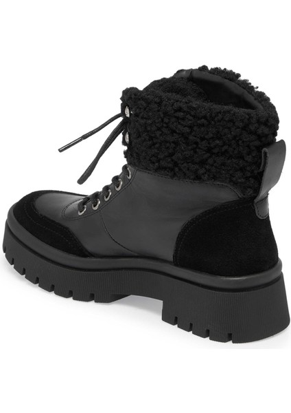 Siyah Hakiki Deri Kadın Bot - K23K1BT66941-A23