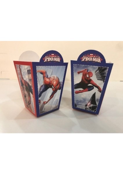 Örümcek Adam Popcorn Mısır Kutusu 8 Adet fiyatları