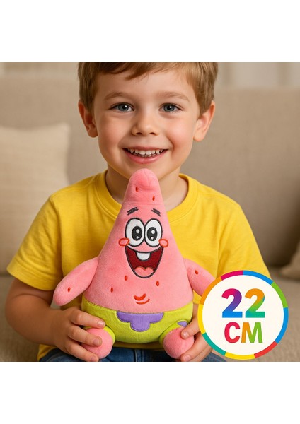 Yumuşacık Patrick Pelüş Oyuncak Spongebob Kare Pantolon Çocuklar Için Sevimli Model - 22 cm modelleri
