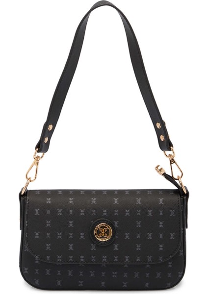 Siyah Print Kadın Omuz Çantası - S1WPR0000800-T0E indirimleri