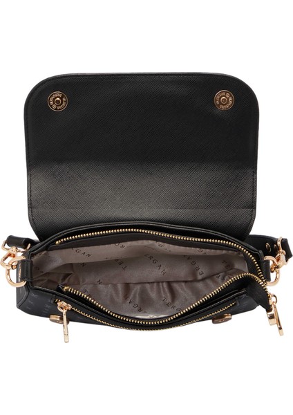 Siyah Print Kadın Omuz Çantası - S1WPR0000800-T0E