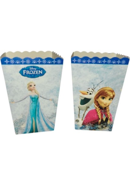 Elsa Anna Karlar Ülkesi 8li Mısır Kutusu - Popcorn Kutusu