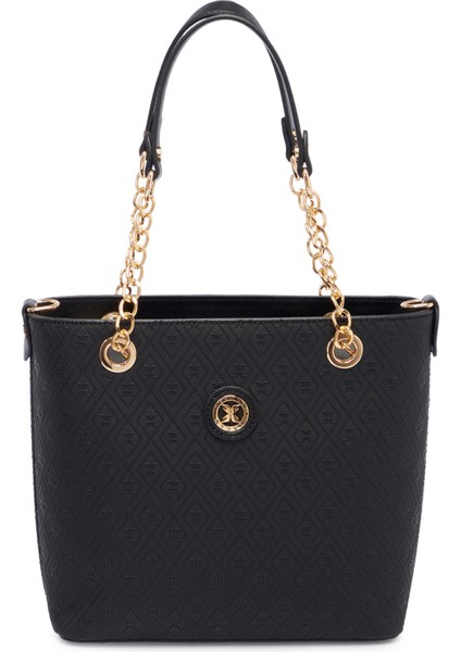 Siyah Print Kadın Omuz Çantası - S1WPR0000801-R0P indirimleri