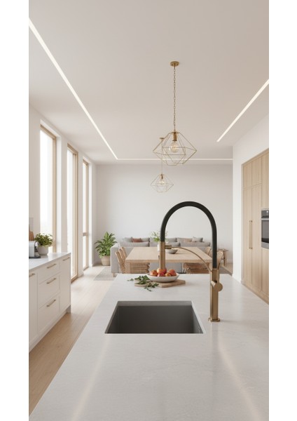 Corda BRC_C72M Çift Akışlı Elastik Spiralli Bronz Mutfak Evye Bataryası | iz bırakmaz, çizilmelere dayanıklı,sessiz kullanım fiyatları