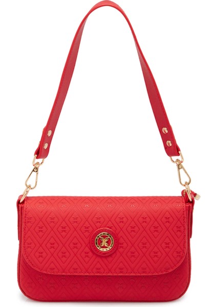 Kırmızı Print Kadın Omuz Çantası - S1WPR0000800-S4R indirimleri