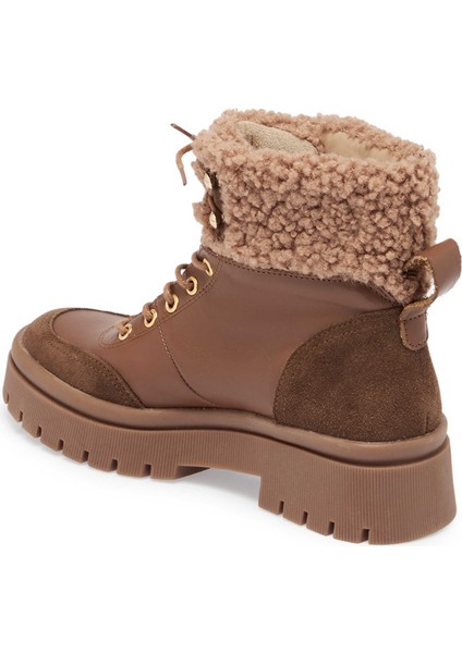 Kahve Hakiki Deri Kadın Bot - K23K1BT66941-G36