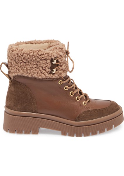 Kahve Hakiki Deri Kadın Bot - K23K1BT66941-G36