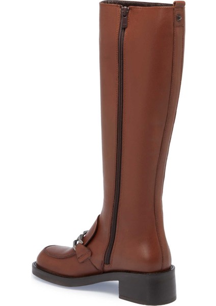 Taba Hakiki Deri Kadın Çizme - K23K1CM67040-A37