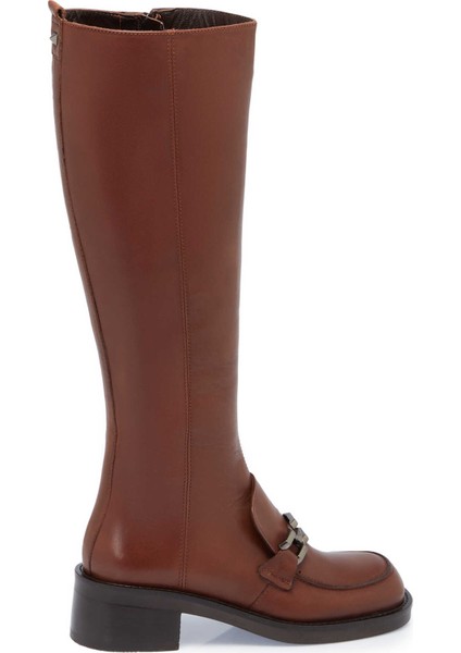 Taba Hakiki Deri Kadın Çizme - K23K1CM67040-A37