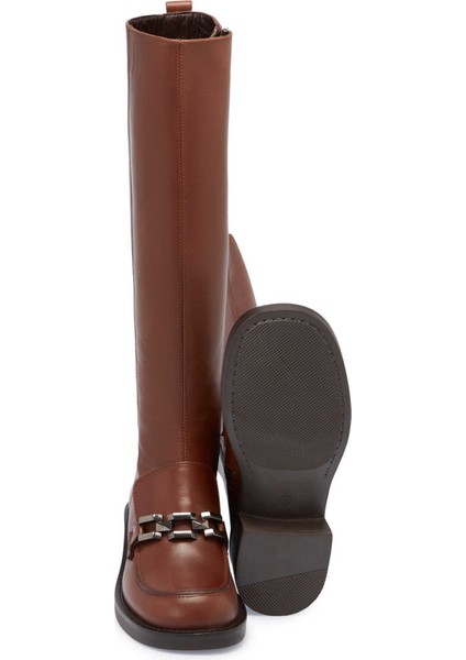 Taba Hakiki Deri Kadın Çizme - K23K1CM67040-A37