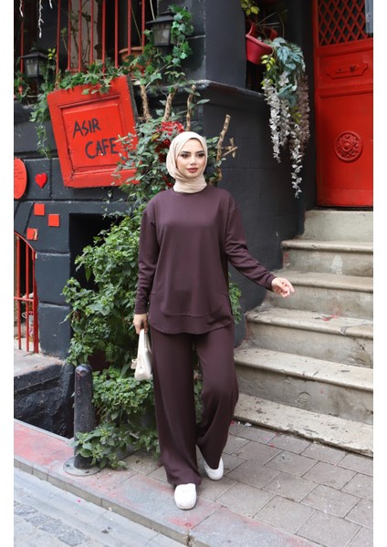 Oval Kesim Modal Pantolonlu Takım fiyatları