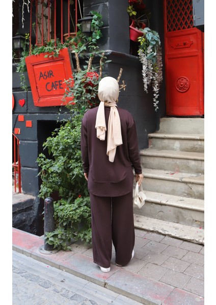 Oval Kesim Modal Pantolonlu Takım fırsatları