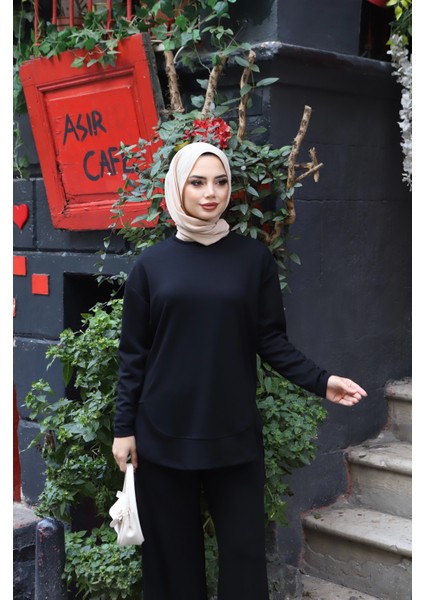 Oval Kesim Modal Pantolonlu Takım fırsatları